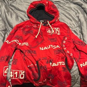 Nautica red hoodie
